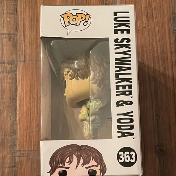 Funko Pop Star Wars 40th Anniversary Luke Training w Yoda NIB! w/ Protector! - Picture 7 of 8